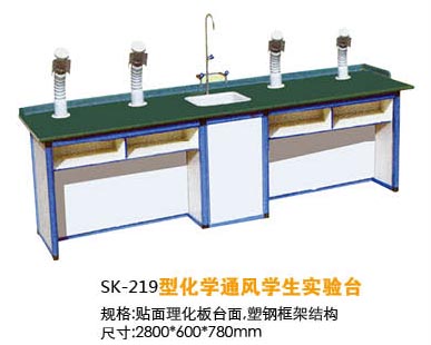 SK-219型化學通風學生實驗臺