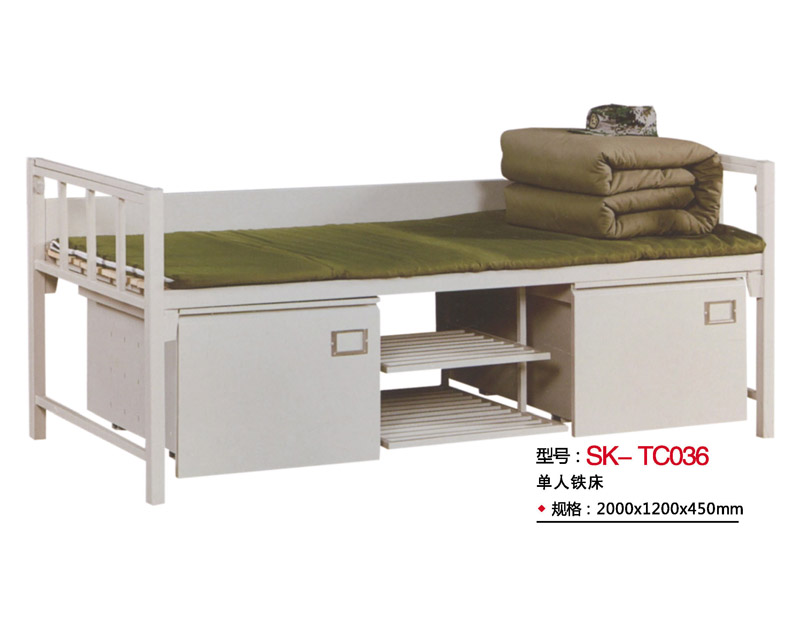 型號：SK-TC036 單人鐵床